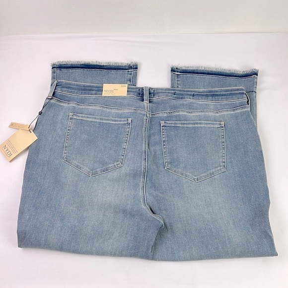 NYDJ New Women’s 20W Lift x Tuck Barbara Bootcut Ankle Fray Hem Stretchy Jean - Picture 3 of 10